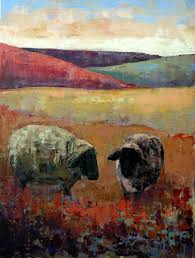 The Body Of The Dead Christ In The Tomb Holbein Rebecca Kinkead Black Sheep No 7 Sheep Art Art Painting Animal Paintings