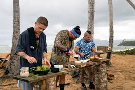 It's Week 2 on #ChoppedCastaways, and aside from some (a lot of) rain,  chefs' spirits are still high! 🌊 But their moods may change tonight when  @thetedallen and the judges, @maneetchauhan, @marcuscooks + @