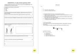 They will be available for longer, so that there is access to unseen mocks later in 2020 and early 2021. 5 A Day Practice Exam Questions For Gcse Pe 9 1 Ocr Teachwire Teaching Resource
