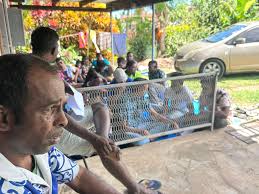 Proud of a Navua TIV Vice President Pujari Nitesh Sami, the chief priest at  Navua TISI Sangam Temple with TIV National President.