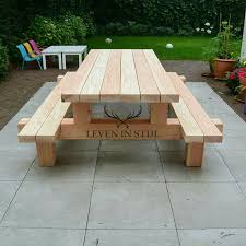 Pin By Mihaela Gavrilovici On Table In 2020 Diy Garden Furniture Picnic Table Plans Backyard Furniture