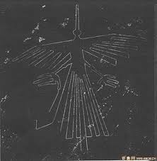 納茲卡圖案著名的納茲卡圖案發現於秘魯利馬以南200英里的沙漠中 其中一個清晰的圖案大約長37英里 寬1英里 這些於上世紀30年代發現的奇特巨型圖案令科學家們無法解釋 這些圖案的線條非常筆直 一些線條彼此平行 更令科學家們吃驚的是 這些圖案 nazca lines