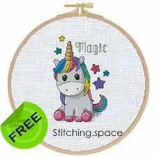 Check spelling or type a new query. The Free Small Cross Stitch Pattern Unicorn In Modern Style It Can Be Used For Baby Shower Gift Birth Announcement Or Cloth Decor It Is Also Suitable For Hoop Art And Kids Hobbies