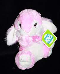Dan Dee Pink White Plush Easter Bunny Rabbit 7 Hoppy Hopster Soft Toy Walmart Dandee Easter Easter Bunny Plush Easter Plush Kids Easter Basket