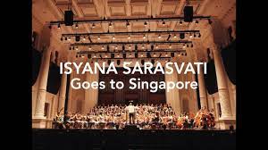 Jakarta concert orchestra avip priatna, konduktor isyana sarasvati , sopran konser live invitation to the dance, 2018. Isyana Sarasvati Goes To Singapore Youtube