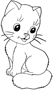 Resultado De Imagen Para Dibujos De Animales Gatos Para Pintar Animales Para Pintar Gatito Para Colorear