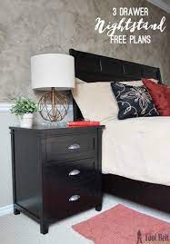 Then i attached the drawer faces, a back panel to the back of the nightstands, and finally, added these bun feet that i got from osborne wood. Diy Craftsman 3 Drawer Nightstand Her Tool Belt