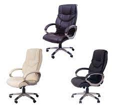 We are proud to introduce a very unique, executive reclining leather office chair with a 6 point massage function. Homcom Luxury Home Office Desk Chair Pu Leather Armrest Adjusable Function New Ebay Swivel Office Chair Office Desk Chair Adjustable Office Chair