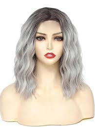 Peruka Bob w Peruki, treski jasny siwy