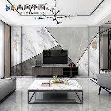 电视背景墙壁纸轻奢无纺布墙纸定制壁画简约现代客厅装饰壁布墙布 home decor home decor