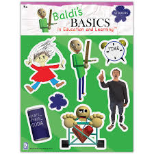 Baldi's about to teach us a lesson we won't forget. Baldi S Basics Sticker Sheet V1 Baldi S Basics Official Store