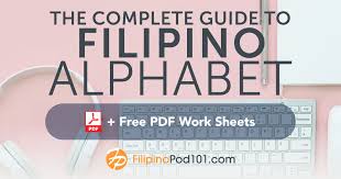 Learn The Filipino Alphabet With The Free Ebook Filipinopod101