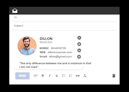 It provides information about your company at a glance and helps recognize it easily. Free Email Signature Generator With Templates Freelancinggig