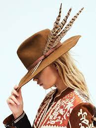 Fallon Felt Hat Make A Statement In This Gorgeous Wool Felt Hat With A Wide Brim And Dented Crown Features A Textured Leather Band Accented With Au Toda Boho