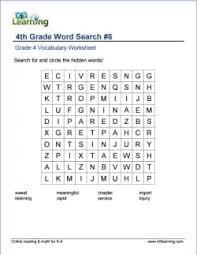 After solving a worksheet, evaluate yourself using the answer key at the end of the worksheet. Grade 4 Vocabulary Worksheets By K5 Learning Learn Vocabulary