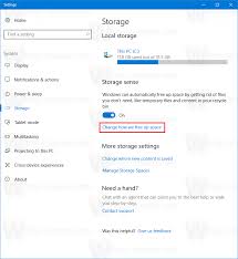 In the settings app, navigate to system > storage page. How To Clear Temporary Files Automatically In Windows 10