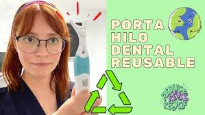 Porta hilo dental reutilizable ♻️🦷