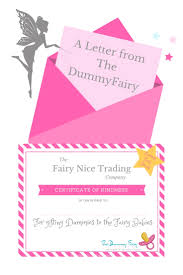 Pick your own free resource every week with our newsletter. Free Printable Dummy Fairy Letter The Fairy Nice Trading Company