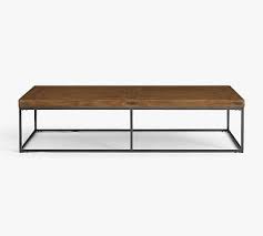 Bonnlo black glass coffee table, black metal coffee table modern coffee table rectangle coffee table glass top coffee table terrarium rectangular coffee table black, metal mesh shelf for apartment. Malcolm 72 Rectangular Coffee Table Pottery Barn