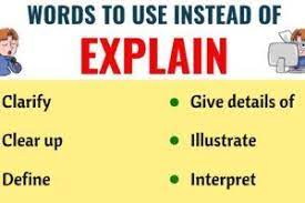 Explain Synonym List Of 18 Synonyms For Explain With Useful Examples 6 Transition Words And Phrases Transition Words Conclusion Transition Words