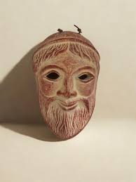 Plaster Wall Sculpture Mask