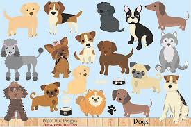 Dog Clipart Puppy Clipart Dog Clip Art Character Design
