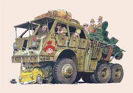 the cars of yasuo ōtsuka zimmerit anime manga garage kits doujinshi miyazaki art concept art characters character design