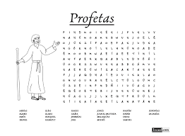 Basado en el año bíblico joven 2018, semana del 27 de mayo al 02 de junio, neh. Juego Biblico Sopa De Letras Profetas Edith Lara And Edward Lara