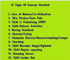 12 Signs Of Sensory Overload A Helpful Chart For Friends