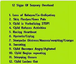 12 signs of sensory overload a helpful chart for friends