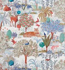 Wallpapers Fp636002 Le Jardin Du Palais Pierre Frey In 2020 Pierre Frey 16th Century Print Wallpaper