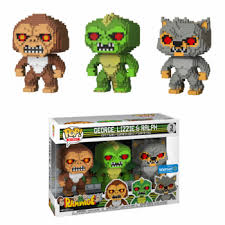 Lizzie s rampage lava dome five. Rampage Funko Pop Vinyl Figure George Lizzie Ralph 3 Pack Exclusive Actionfiguren24 Collector S Toy Universe