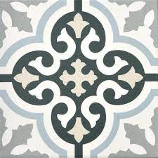 The patisserie rhombus tile is suitable to use as a floor or a wall tile. Renaissance Calipso 200 X 200 Encaustic Style Tile The Tile Company