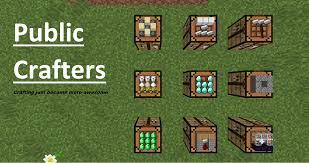 The recipe book then opens to the left. Public Crafting Tables Spigotmc High Performance Minecraft