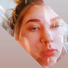 3 Diamond Gold Crown Dangling Nose Ring