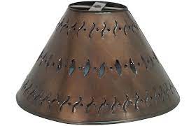 Paint and remove the tape for clean polka dots over the surface! Small Punched Tin Lamp Shade