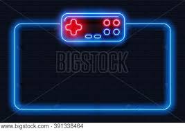 Uv resistant straps and steel reinforced frame. Neon Game Background Vector Photo Free Trial Bigstock
