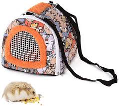 Amazon Com Kameiou Travel Small Animals Hedgehog Hamster Guinea Pig Carrier For Small Guinea Pigs Rats Chinchillas Hamsters Hedgehogs Carriers Pouch Bag With Detachable Strap Breathable Warm Small Pet Carrier Pet