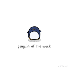 < [please do not copy, remove the watermark, or translate any of my drawings. Chibird A Penguin Of The Week With A Little Gift For You