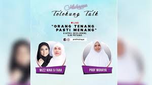 1,422,847 likes · 15,337 talking about this. Orang Tenang Pasti Menang Telekung Talk 8 April 2019 Mizz Nina Fara Prof Muhaya 2019 Youtube
