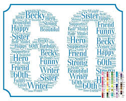 Buy a gift that will make her feel special. Amazon Com 60th Birthday Gifts 60th Birthday Gift Ideas 60 Birthdays Gifts Decoration Banner Sign Keepsake Personalized Gift For Her Gift For Him 8 X 10 Birthday Print Wordart Handmade