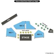 Vinyl Hard Rock Seating Chart Www Bedowntowndaytona Com