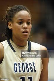 Danni Jackson of the George Washington Colonials drives to the basket...  News Photo