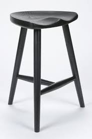 Milking Stool In Ebonized Ash Etsy Milking Stool Stool French Dining Chairs