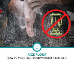 Put the rice into a bowl and cover with cold water. How To Make Rice Flour Without A Blender 5 Step Guide My Kitchen Culture