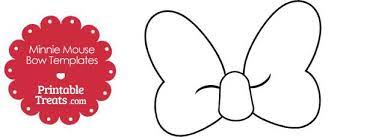 Printable Minnie Mouse Bow Template Minnie Mouse Silhouette Bow Template Minnie Mouse Template