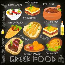 Greek Food Menu Greek Recipes Food Menu Food