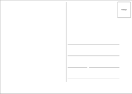 Cara membuat postcard kartu pos di microsoft publisher. Belakang Template Poskad Standard Kertas Poster Saiz Dan Dimensi