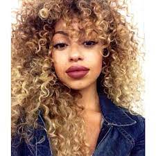 Pin By Yswigs On Hair Life Natural Hair Styles Ombre Curly Hair Curled Blonde Hair
