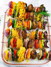 Vegetable Kabobs Vegan Heaven
